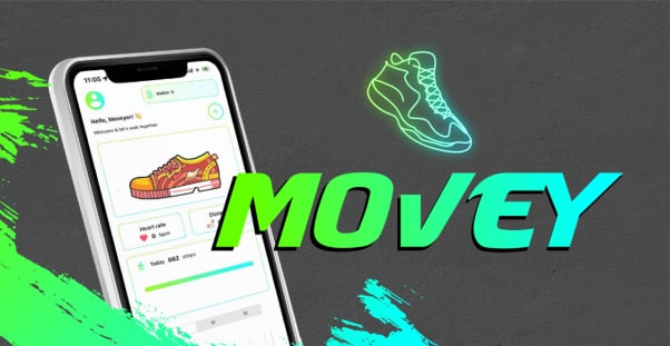 MOVEY marketplace containing MOVEY NFT sneakers